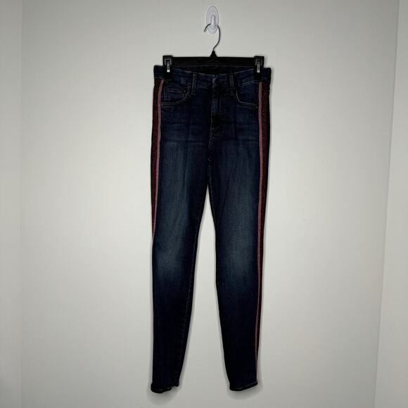 MOTHER Denim - MOTHER High Waisted Looker Here Kitty Kitty Racer Skinny Jeans 25